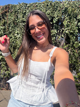 Megan Blouse - White Top